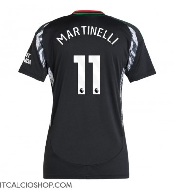 Arsenal Gabriel Martinelli #11 Seconda Maglia Femmina 2024-25 Manica Corta